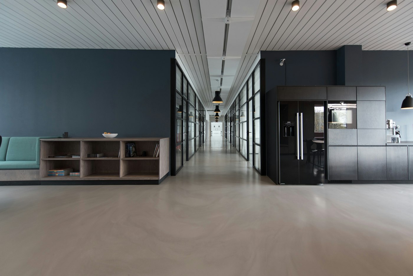 Bureaux modernes en open space